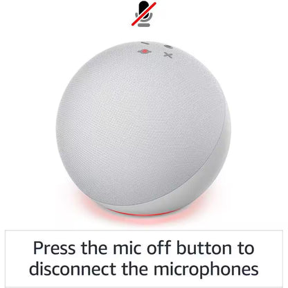 Echo Dot (5Th Gen) Smart Speaker with Alexa Charcoal