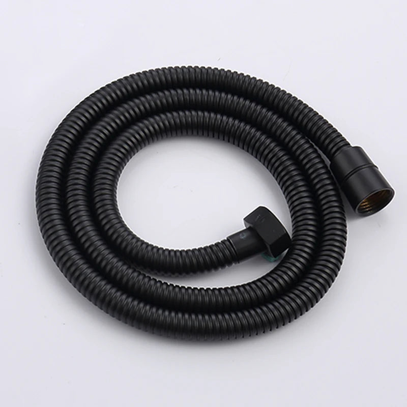 Black Waterfall Shower Head High Pressure Rain Shower Sprayer Set Water Saving Filter Sprayer High Quality Free Shipping