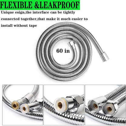 Shower Head,Filtered High Pressure Water Saving Shower Head with Hose Ionic Handheld Shower Head (Blue)