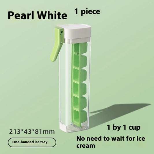 Premium Food Grade Ice Cube Maker with Storage Box - Perfect Kitchen Gadget for Easy Ice Creation